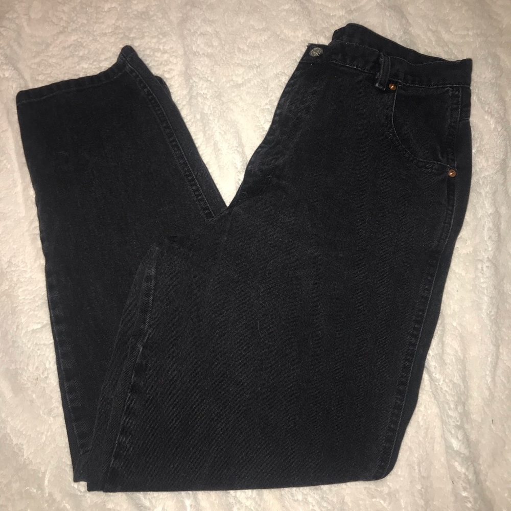 SOLD~VINTAGE Forenza Black Mom Jeans